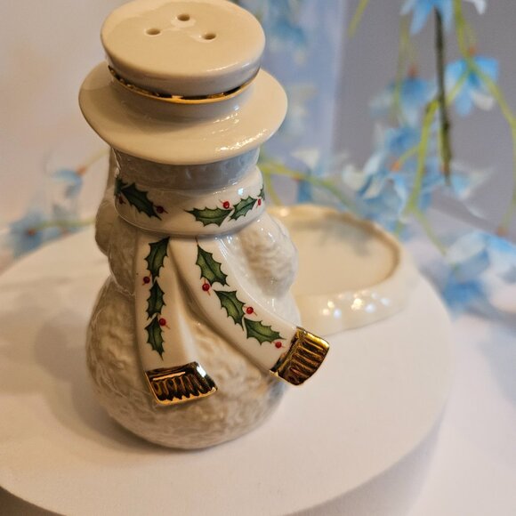 Lenox Happy Holly Days Snowman Salt and Pepper - Picture 7 of 15